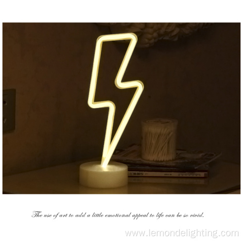 LED Indoor Desk Table Decoration Neon Night Light